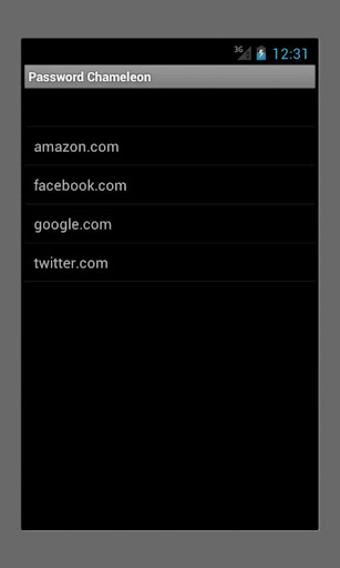 Password Chameleon Screen 2