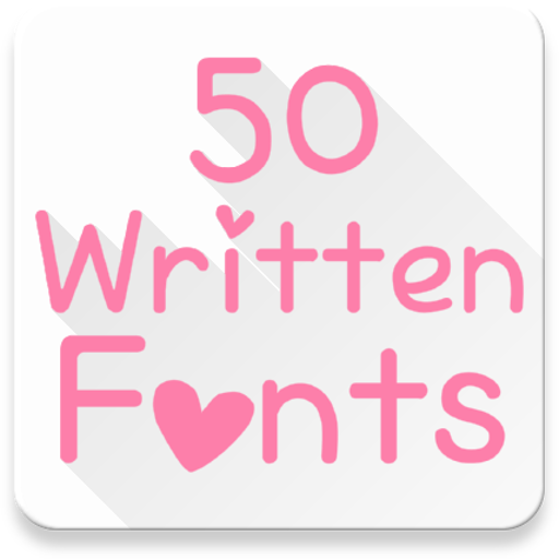 Fonts for FlipFont 50 Written