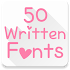 Fonts for FlipFont 50 Written 4.0.4