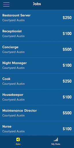 Android application WorkTaps screenshort