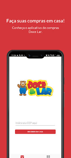 Android application Doce Lar screenshort