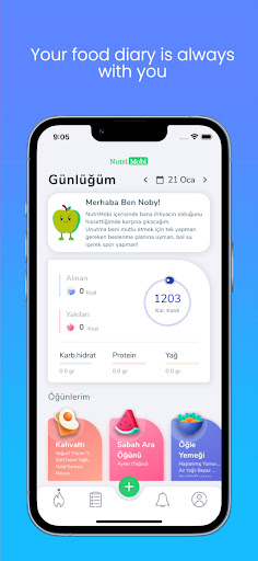 Android application NutriMobi: Nutrition on Mobile screenshort