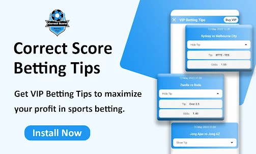 Correct Score Betting Tips
