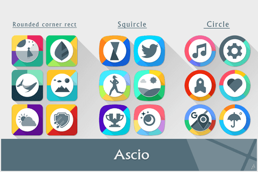 Android application Ascio - Icon Pack screenshort