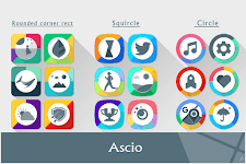 screenshot of Ascio - Icon Pack