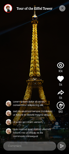 Android application Livevoyage.club screenshort