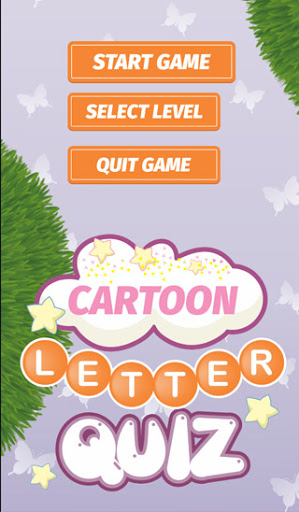 Android application Cartoon Letter Quiz screenshort