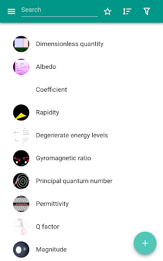 Dimensionless parameters