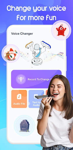 Android application Voice Changer by Audio Effects screenshort