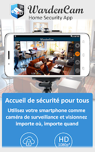 Caméra de sécurité WardenCam Capture d'écran