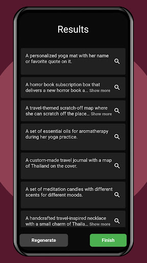 GiftGenius: AI Gift Generator Screen 3