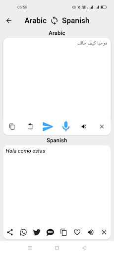 Arabic To Spanish Translator