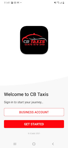 Android application CB Taxis screenshort