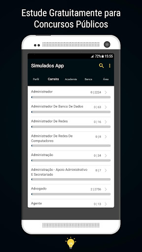 Simulados App - Concursos Públ Screen 3