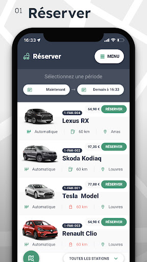 Android application Driver Loc screenshort