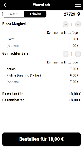 Lellos Pizza Hambergen Screen 2