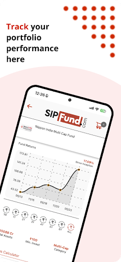 SipFund: Mutual Funds & SIP Screen 3