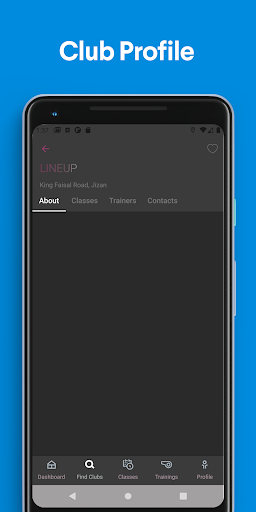LINE UP – LADIES GYM Screen 3