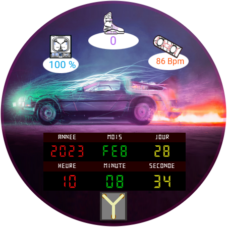 Android application Delorean In Time (Fr) screenshort
