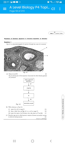 A Level Biology P4 Topical Screen 2