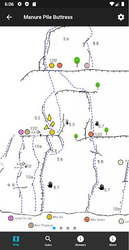 Yosemite Climbing Guide Screen 2