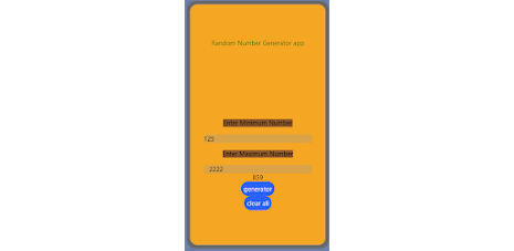 Random Number Generator App poster 2