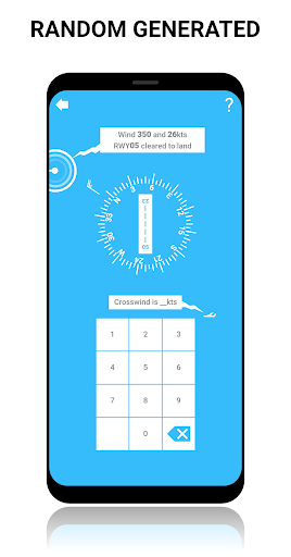 Android application AirPlanPro: Crosswind, Holding screenshort