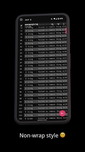 Android application LogLog - Log Viewer screenshort