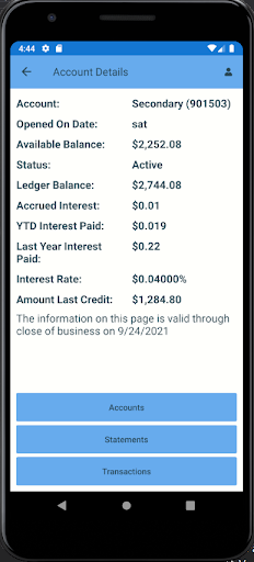 IBTApps Demo Screen 2