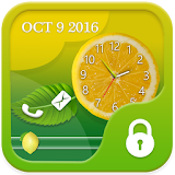 Slide Lock Screen Lemon Theme icon