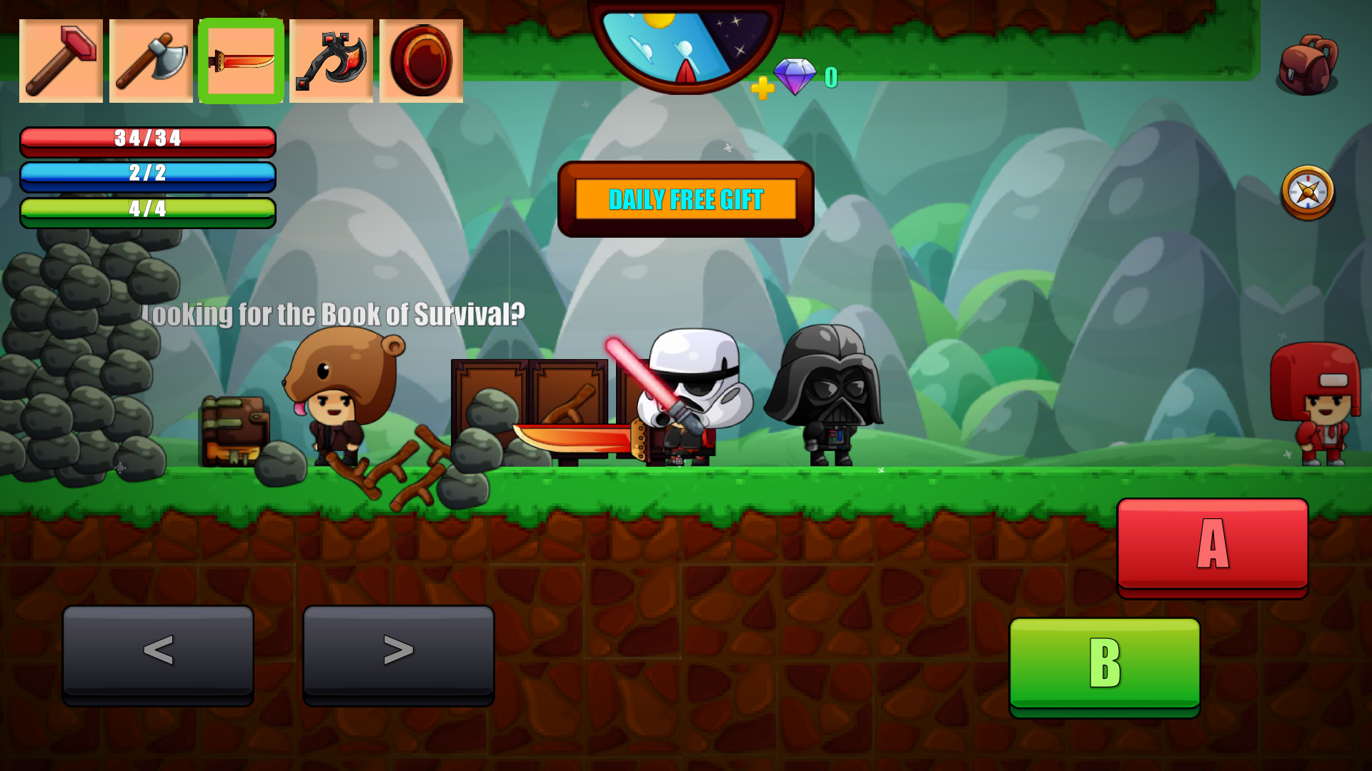 Android application Toon Survivalists screenshort