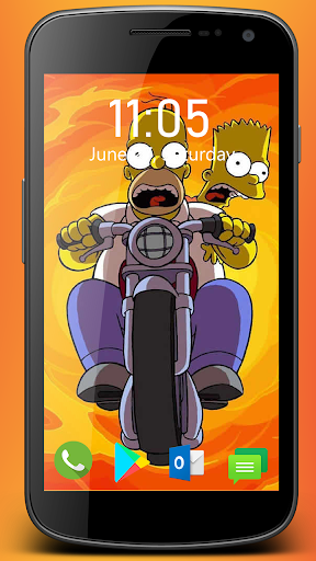 Bart Art Lock Screen