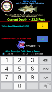 Lead Core Depth Calculator - Apps on Google Play