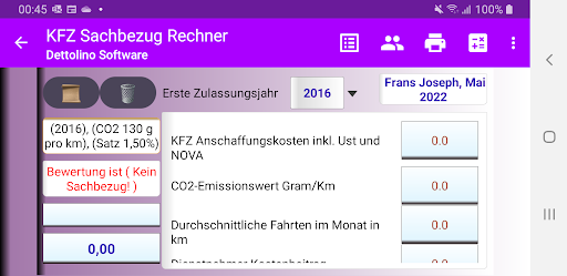 Android application PAR - Demo screenshort