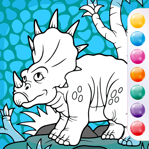Dinossauro – Colorindo dinossauros - Cartoons for Kids – Aprenda a