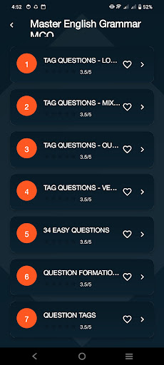 Master English Grammar MCQ ekran görüntüsü