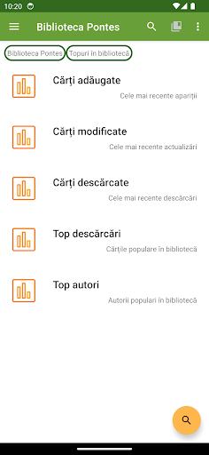 Biblioteca Pontes Screen 2