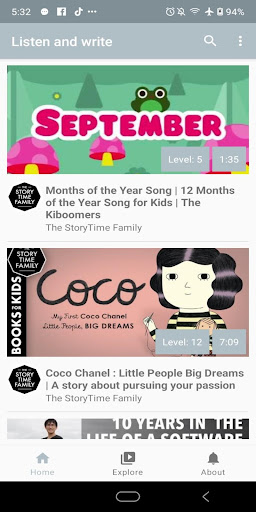 Listen and Write - Learning En