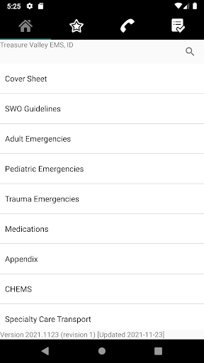 Android application TVEMSS SWO screenshort