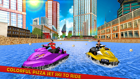 Pizza Delivery Jet Ski Fun