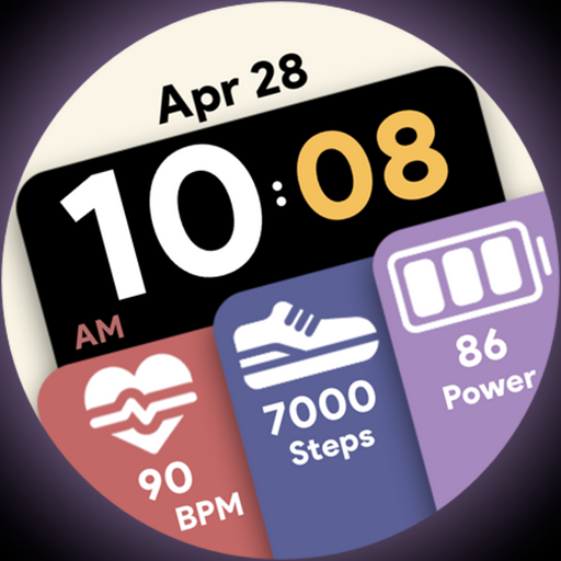 Modular Tiles - Watch face Logo
