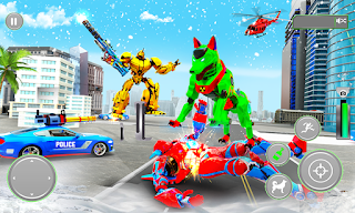 Police Robot Dog Car Transform - Screenshot 3