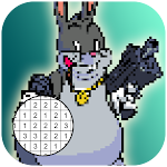 Cover Image of Download Friday Funny Pixel Art Fnf Mod Bigchungus 3 APK