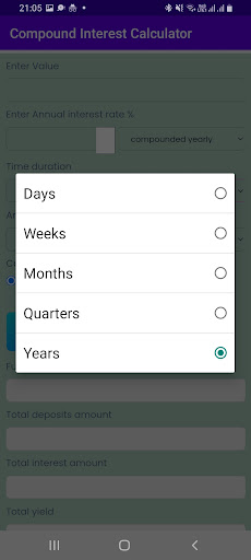 Compound Interest Calculator