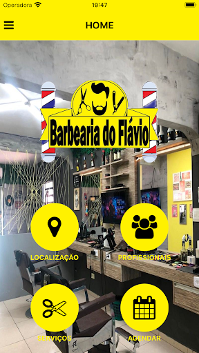 Android application Barbearia do Flávio screenshort