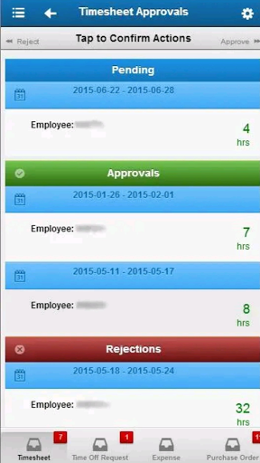 Moniroo Mobile for Dynamics GP Screen 2