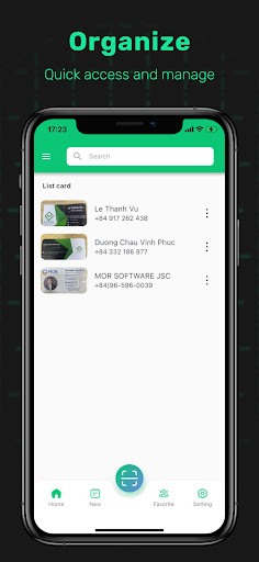 Ez Card Scanner Screen 3