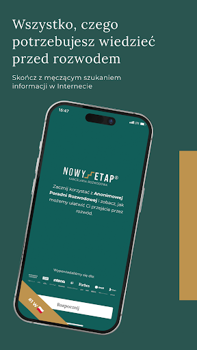 Android application Anonimowa Poradnia Rozwodowa screenshort