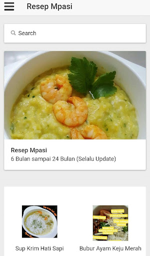 Resep MPASI Bayi 6-24 Bulan Screenshot 2 - AppWisp.com