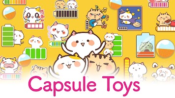 screenshot of Battery widget Kansai Cats